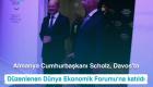 Almanya Cumhurbaşkanı Scholz, Davos'ta düzenlenen Dünya Ekonomik Forumu'na katıldı  