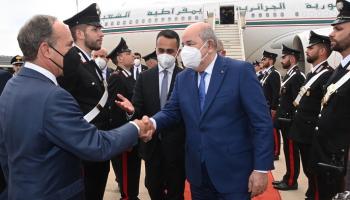 استقبال الرئيس الجزائري بروما من قبل وزير الخارجية الإيطالي