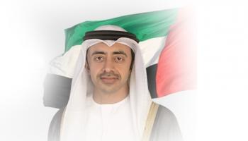  الشيخ عبدالله بن زايد آل نهيان، وزير الخارجية والتعاون الدولي الإماراتي