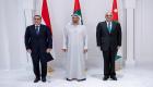 رئيس الإمارات يستقبل رئيسي وزراء الأردن ومصر