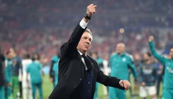 كارلو أنشيلوتي ملك دوري أبطال أوروبا