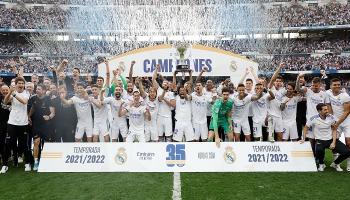 ريال مدريد حامل لقب الليجا