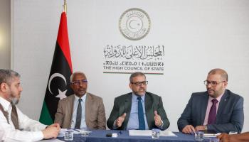 رئيس ما يعرف بالأعلى للدولة يترأس اجتماعا للجنة القاعدة الدستورية