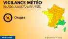 France/orages: 65 départements placés en orange pour ce samedi