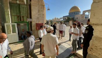 اقتحامات متطرفين يهود لباحات المسجد الأقصى