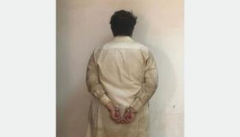 سارق مركبة الطريق السريع بالرياض بعد ضبطه