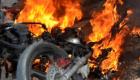 Pakistan'da otoparkta yangın çıktı: 500'den fazla araç kül oldu