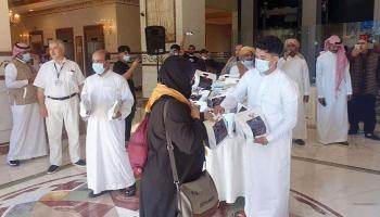أول أفواج الحجيج تصل إلى مكة