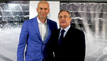 فلورنتينو بيريز وزين الدين زيدان