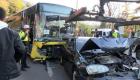 Sarıyer'de otobüs kaza yaptı, çok sayıda yaralı var
