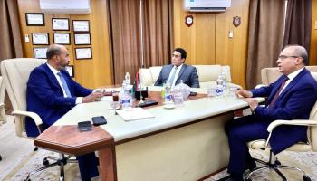 موسى الكوني وعبد الله اللافي وعماد السايح (الرئاسي الليبي)