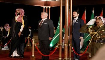 العاهل الأردني يستقبل الأمير محمد بن سلمان 