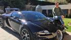 La Bugatti Veyron de Cristiano Ronaldo termine dans le décor