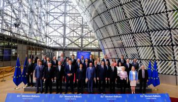 قادة الاتحاد الأوروبي المجتمعون في بروكسيل