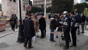 موقع الحادث وسط العاصمة تونس