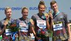 Natation: la France au pied du podium du 6 km mixte en eau libre