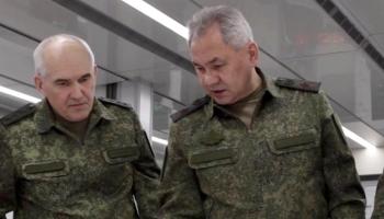 ویدئو | بازدید وزیر دفاع روسیه از نظامیان این کشور در اوکراین