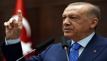 الرئيس التركي رجب طيب أردوغان (أ ف ب)