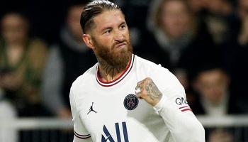 سيرجيو راموس لاعب باريس سان جيرمان الحالي