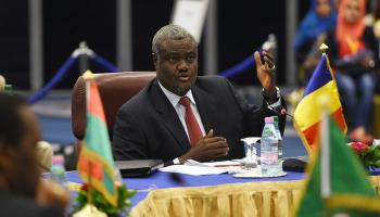 رئيس مفوضية الاتحاد الافريقي موسى فكي محمد - أرشيفية 