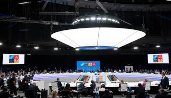 جانب من اجتماع قادة الناتو في مدريد - رويترز