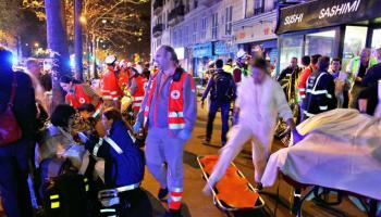 جانب من اعتداءات باريس 2015 - أرشيفية