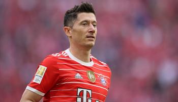 روبرت ليفاندوفسكي بقميص بايرن ميونخ