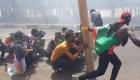  الشرطة السودانية تطلق الغاز على متظاهرين بالخرطوم 