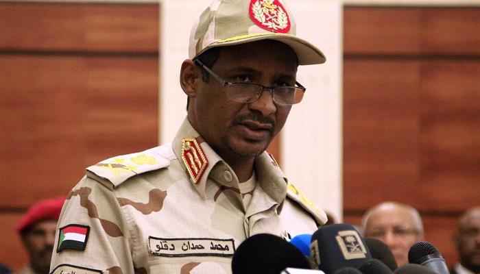 نائب رئيس مجلس السيادة السوداني الفريق أول محمد حمدان