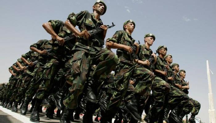 قوات من الجيش الجزائري في استعراض عسكري سابق