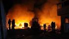 ایران | آتش‌سوزی بزرگ در یک کارخانه پتروشیمی در اصفهان