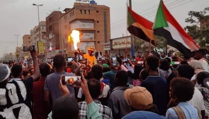 من مظاهرات اليوم في السودان