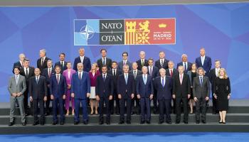 قادة حلف الناتو في قمة مدريد- رويترز
