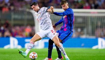 روبرت ليفاندوفسكي أمام برشلونة