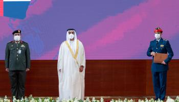 الشيخ الفريق سيف بن زايد آل نهيان خلال الحفل