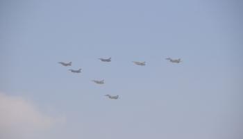 مقاتلات مشاركة في التدريب المشترك