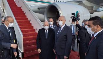 لقاء سابق بين الرئيسين الجزائري والتونسي