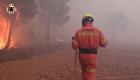 ویدئو |  آتش سوزی‌ شديد جنگلی در والنسیای اسپانیا