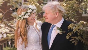  بوريس جونسون برفقة زوجته كاري - أرشيفية