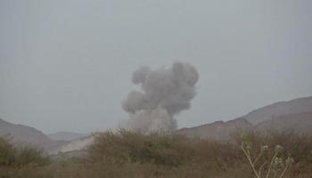 قصف حوثي على مواقع الجيش اليمني- أرشيفية