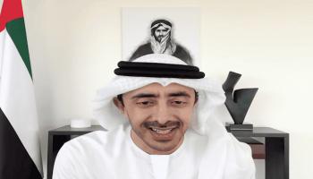 الشيخ عبدالله بن زايد آل نهيان وزير الخارجية والتعاون الدولي الإماراتي