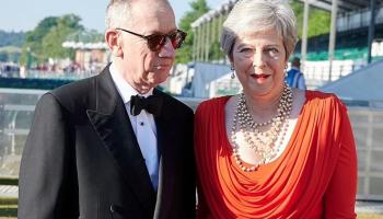 تيريزا ماي وزوجها فيليب