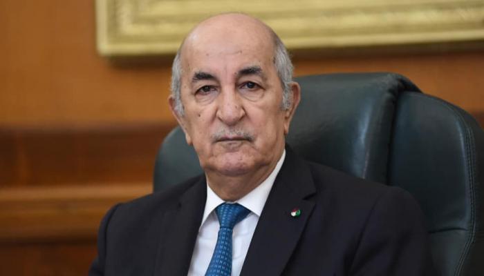 Le Président algérien Tebboune