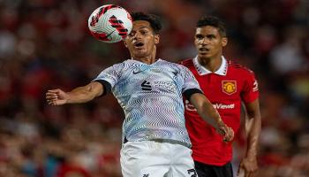 من مباراة ليفربول ومانشستر يونايتد في كأس بانكوك