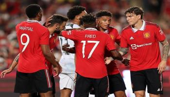 من مباراة ليفربول ومانشستر يونايتد في كأس بانكوك