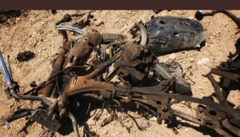 جانب من العملية التي نفذتها القيادة الأمريكية ضد قيادي داعش بعفرين