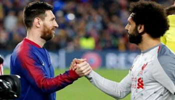 محمد صلاح وليونيل ميسي 