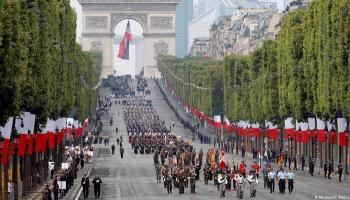 جانب من الاحتفالات باليوم الوطني لفرنسا