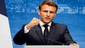 الرئيس الفرنسي إيمانويل ماكرون