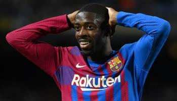 عثمان ديمبلي مهاجم برشلونة